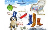 10 lucruri preferate, o ilustratie frumoasa