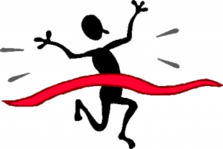 finish line
