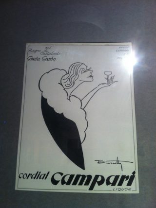 Greta Garbo for Campari