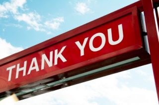 sign - THANK YOU
