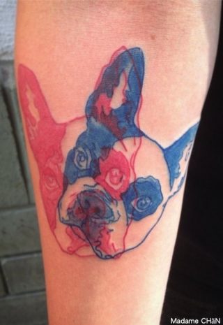 Madam-CHäN-Tattoo-Red-and-Blue-French-Bulldog1
