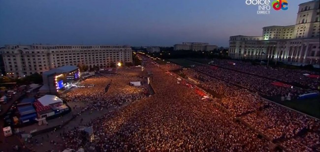 robbie williams live in bucharest