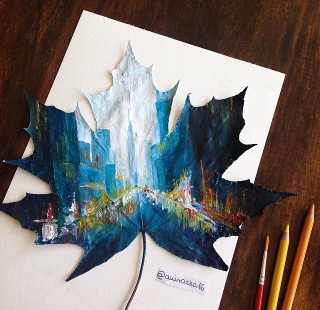 autumn-leaves-paintings-joanna-wirazka-5