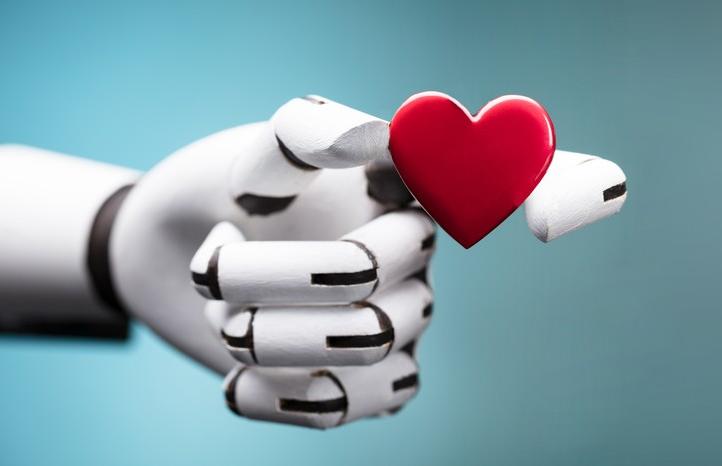 Robot AI Love And Human Heart