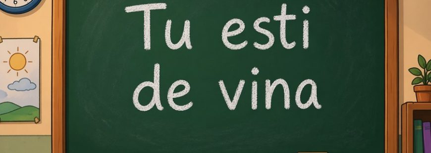 tu esti de vina cover